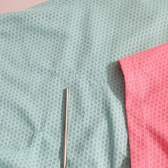 2 Avia Pink and Green Fitted Short Sleeve Work out Athleisure Tee Shirts - Picture 11 of 16